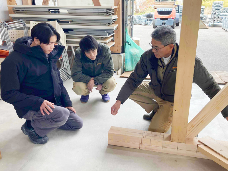 大工塾 実技研修の様子9